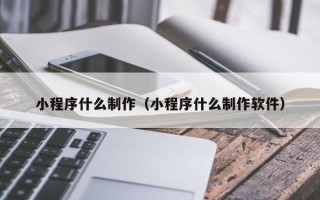新乡小程序什么制作（小程序什么制作软件）